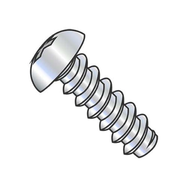 Usa Industrials Self-Drilling Screw, #10-16 x 3/8", Zinc Plated Steel Round Head Phillips Drive BULK-SCRW-16212 - main